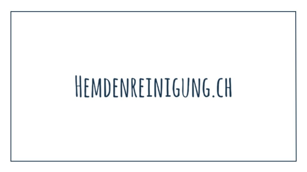 Hemdenreinigung.ch homepage