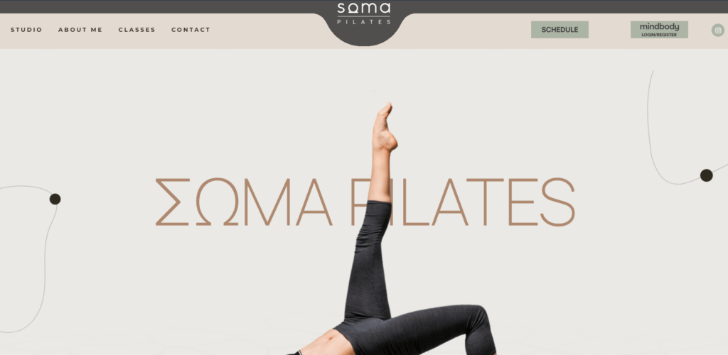 Soma Pilates homepage